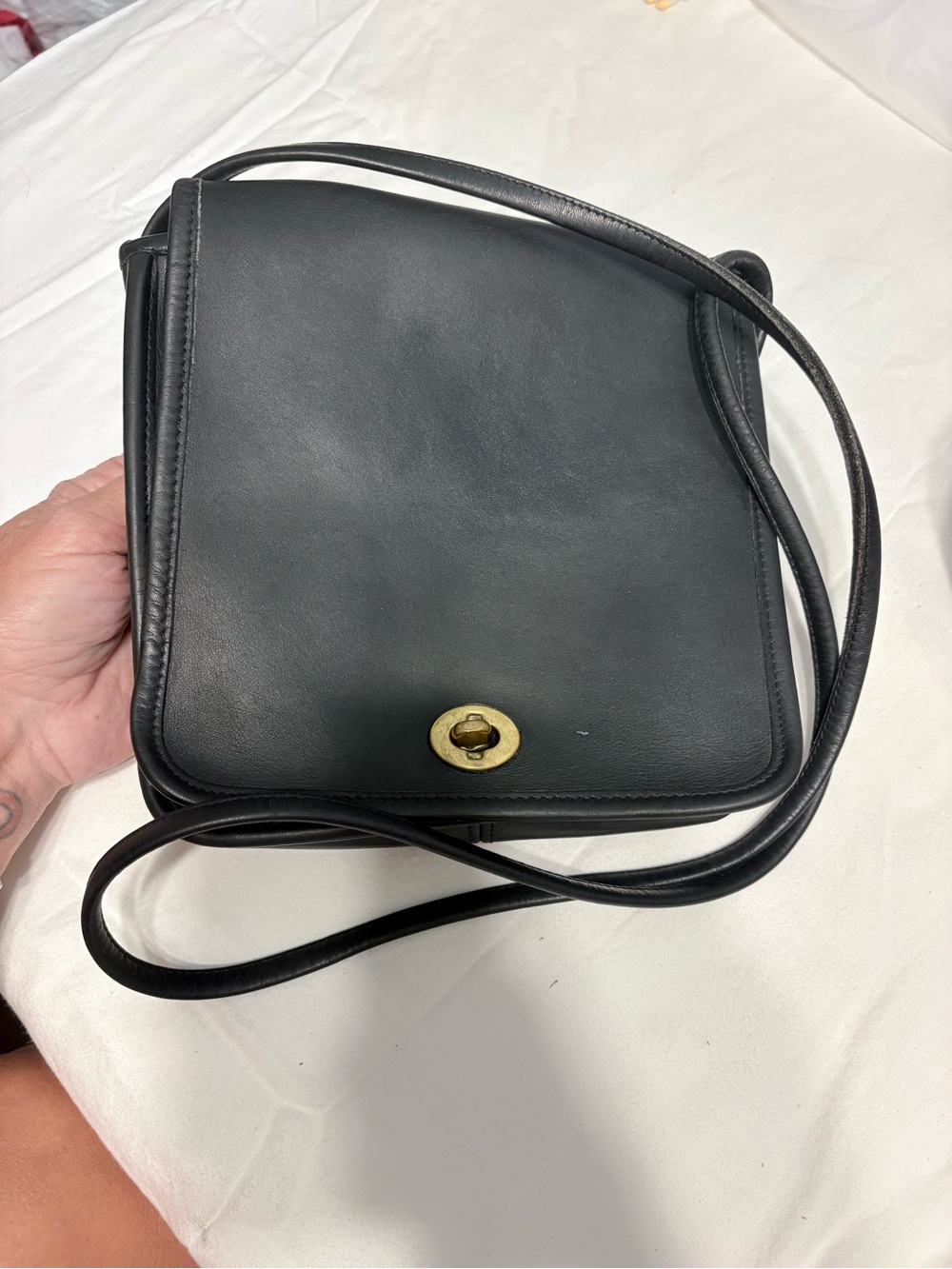 Vintage Coach compact pouch